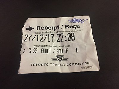 recibo-onibus-metro-ttc-toronto-canada